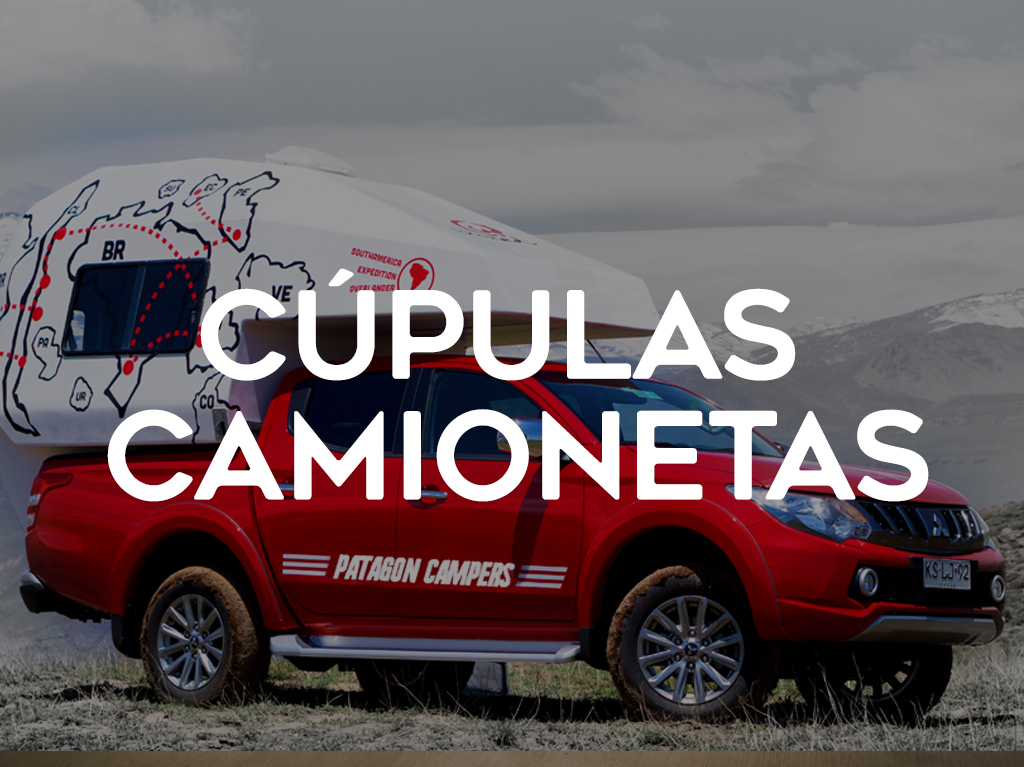 Patagon campers cupulas pick up camionetas, carpas de techo chile camping viaje vacaciones