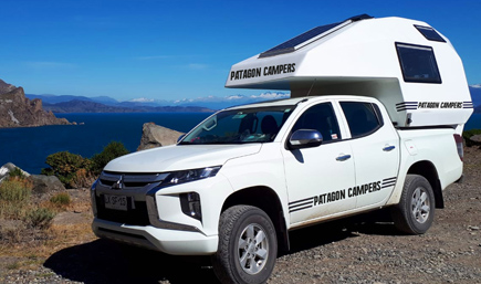 Patagon campers cupulas pick up camionetas, carpas de techo chile camping viaje vacaciones